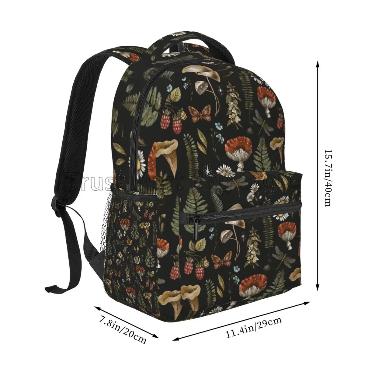 sac à dos papillon pour enfants, sac à dos scolaire pour garçons et filles, sac à dos pour étudiants, sac de livre durable, chambre plus lente, feuilles de libellule
