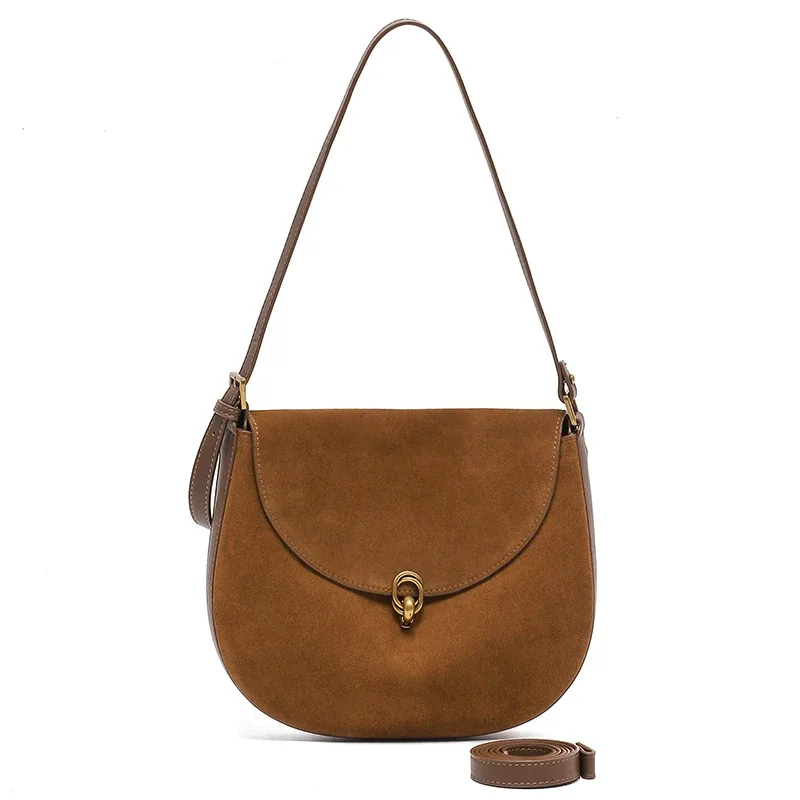 Nouveau femme Mini sac à bandoulière en cuir de vachette mat à la mode polyvalent épaule coquille sac à main dame sac de téléphone décontracté