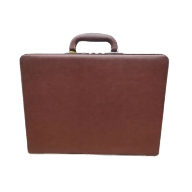 sac messager en cuir noir pour hommes d'affaires, boîte d'ordinateur de 14 à 16 pouces, boîte à mot de passe, sac à documents multifonctionnel, porte-documents