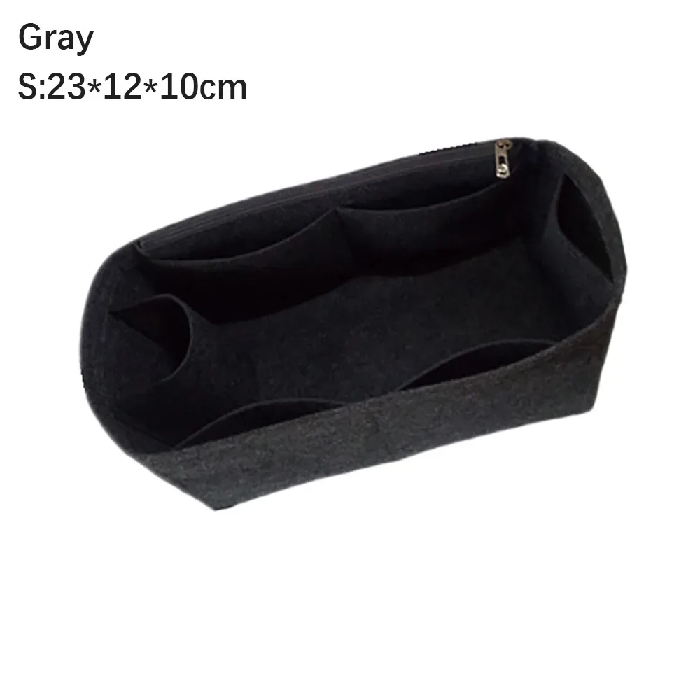 sac à main en feutre simple, sac de rangement, support de sac, doublure de sac portable, multi-poches, sac interne de voyage pour birkin25/30/35