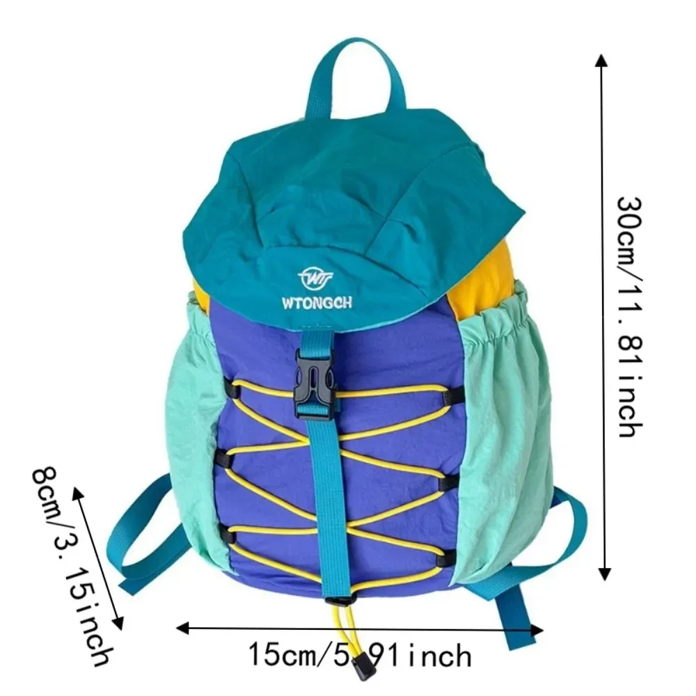 sac à dos de sport créatif à cordon de serrage, léger, grande capacité, bretelles d'épaule résistantes à l'usure, fermeture à cordon de serrage