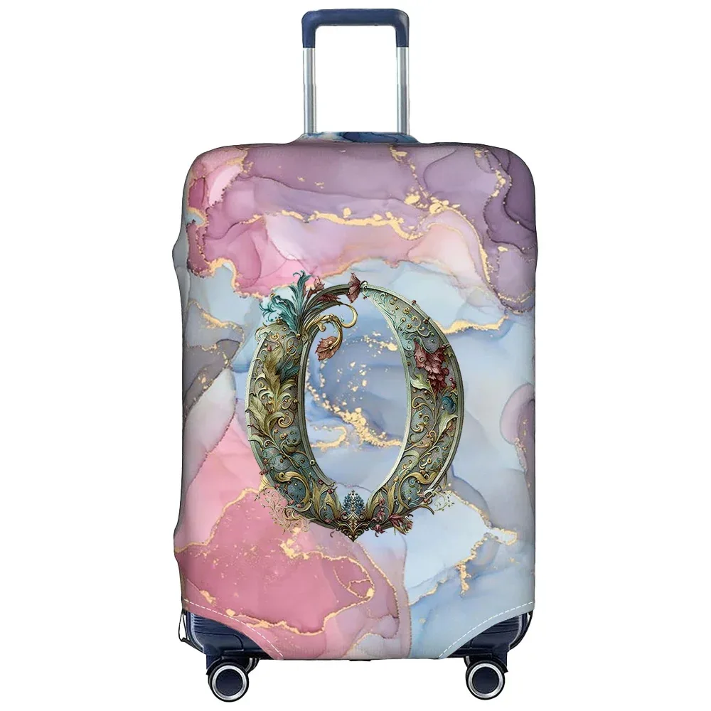 housse de protection pour bagages en tissu extensible, étui de protection pour valise série graphique, housse anti-poussière pour bagages, valise adaptée de 18 à 32 pouces