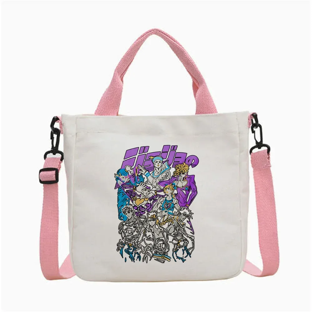 sac fourre-tout jojo bizarre adventure gyro zeppeli, sac de shopping pliable, personnalisable, réutilisable, femme