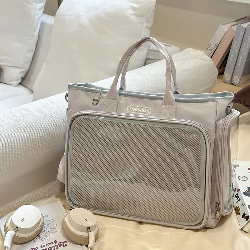 nouveau sac à dos harajuku badge transparent poupées montrer sac de douleur grande capacité sac fourre-tout à bandoulière y2k mode sac à dos bandoulière cadeau