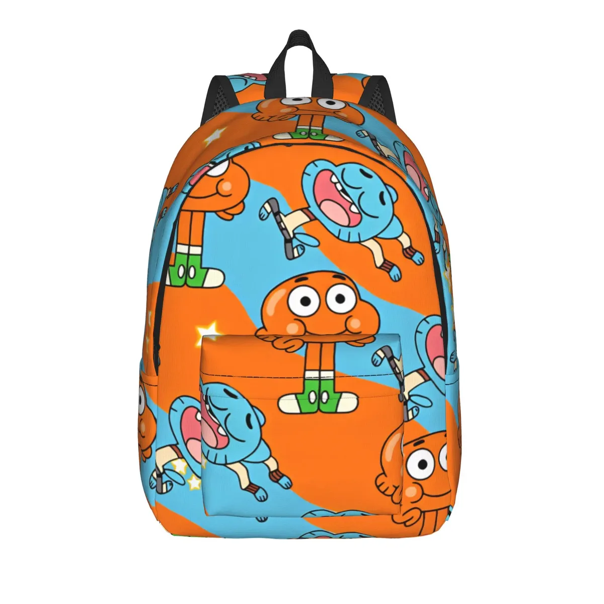 sac à dos the amazing world of gumball darwin swirl, sacs de voyage pour garçons et filles, sacs d'école durables de créateur, sac à dos décontracté