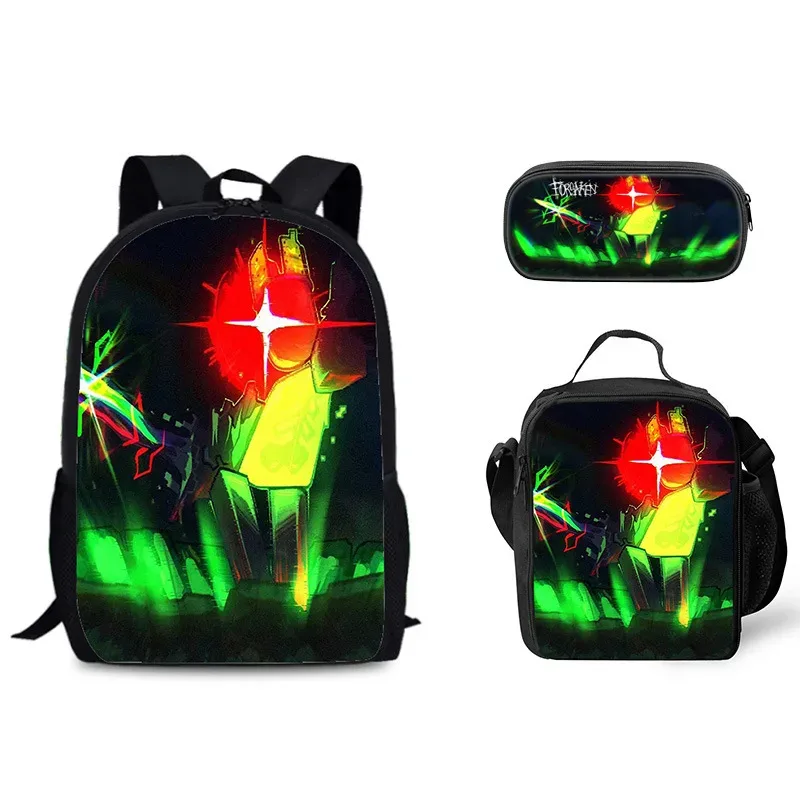 sac dos nylon personnages dessins animés fond noir format grand volume usage étudiant voyage