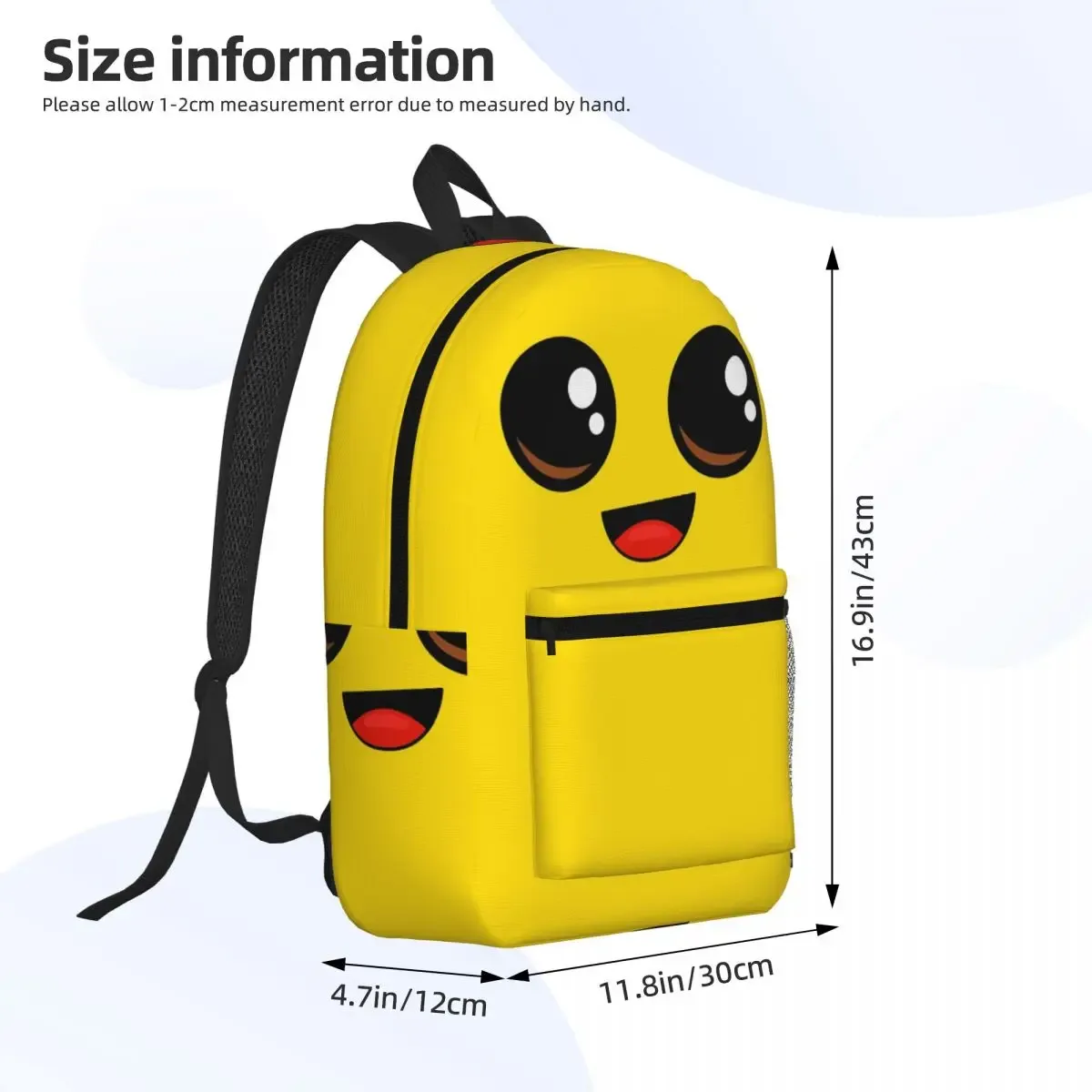 sac à dos banana peely battle royale pour garçons et filles, sac d'école pour enfants, sacs à bandoulière pour ordinateur portable pour hommes et femmes