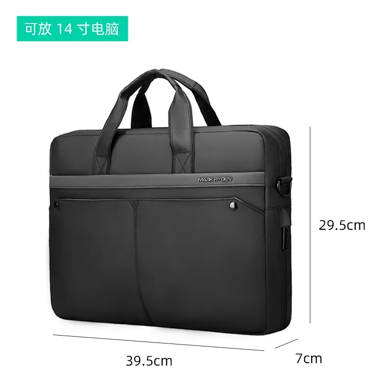 sac pour ordinateur portable mark ryden, sacoche de luxe pour homme, sac à main de créateur, sac à bandoulière professionnel, sac de travail, sac fourre-tout de bureau, mallette de rangement
