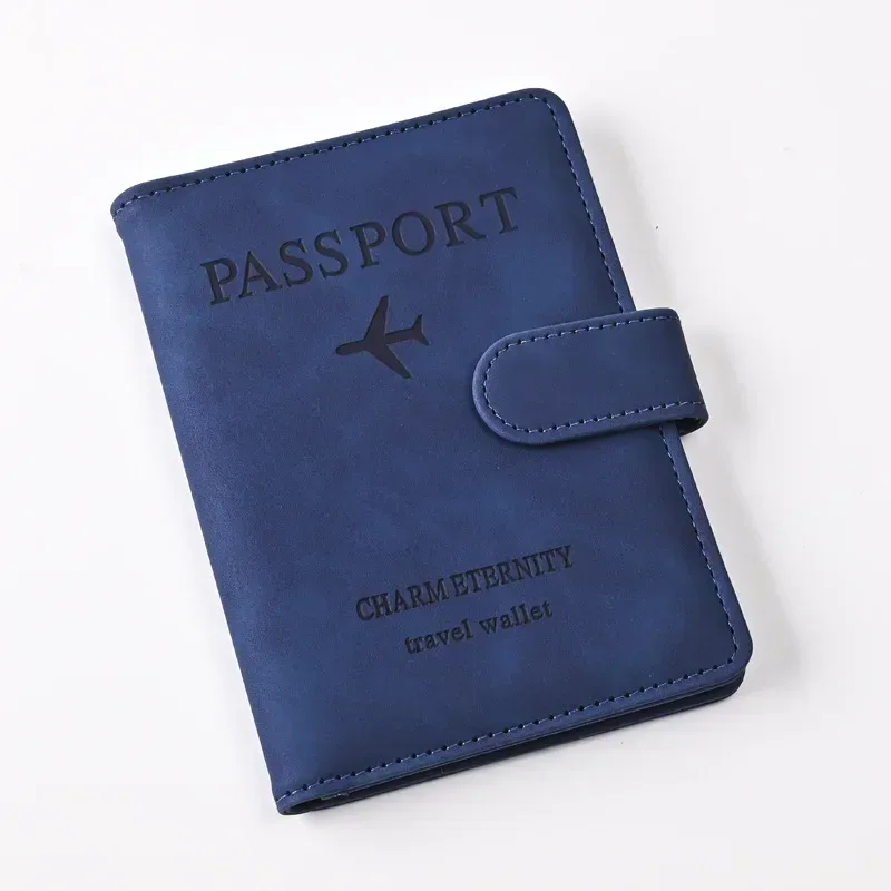 porte-passeport couverture portefeuille en cuir pu voyage étui pour cartes de crédit accessoires de voyage pour femmes hommes étui porte-carte de visite