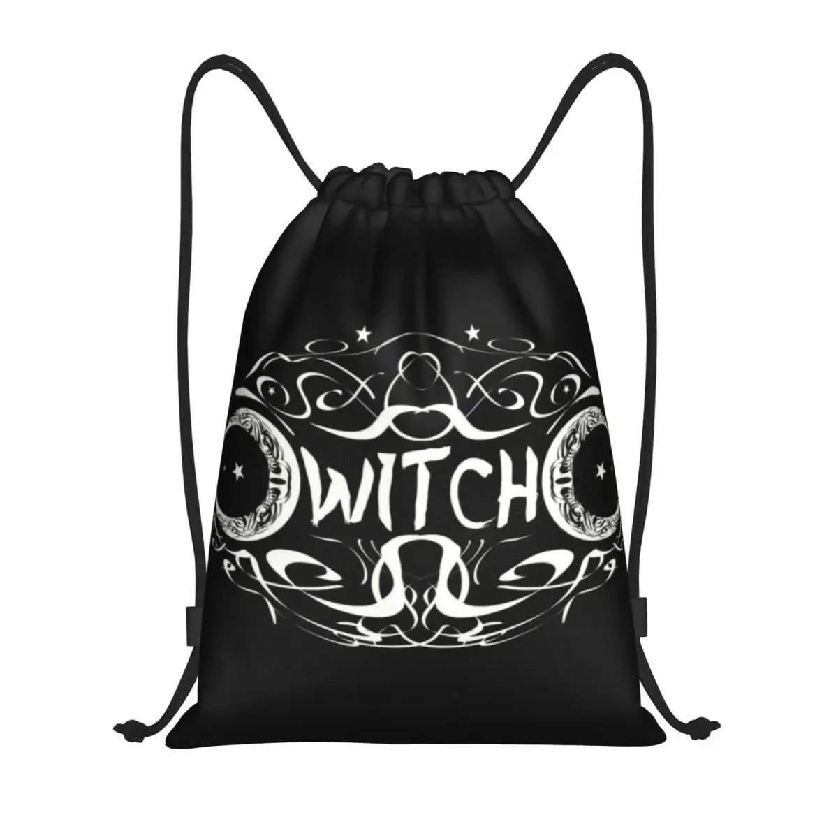sac à dos de sport personnalisé raven rage proximité wstring pour hommes et femmes, sacoche d'entraînement corbeau effrayant gothique, sorcière d'halloween