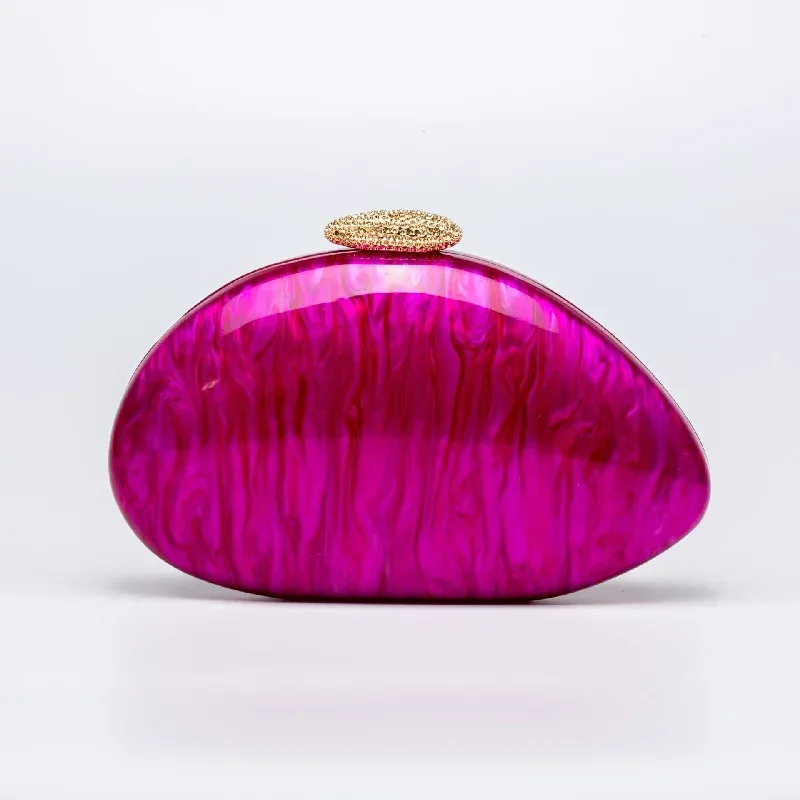 sacs de soirée à bandoulière en acrylique, nouvelle forme spéciale, sacs à main de mariage, pochette à la mode, sac à bandoulière, coquille élégante, portefeuilles à main pour femmes