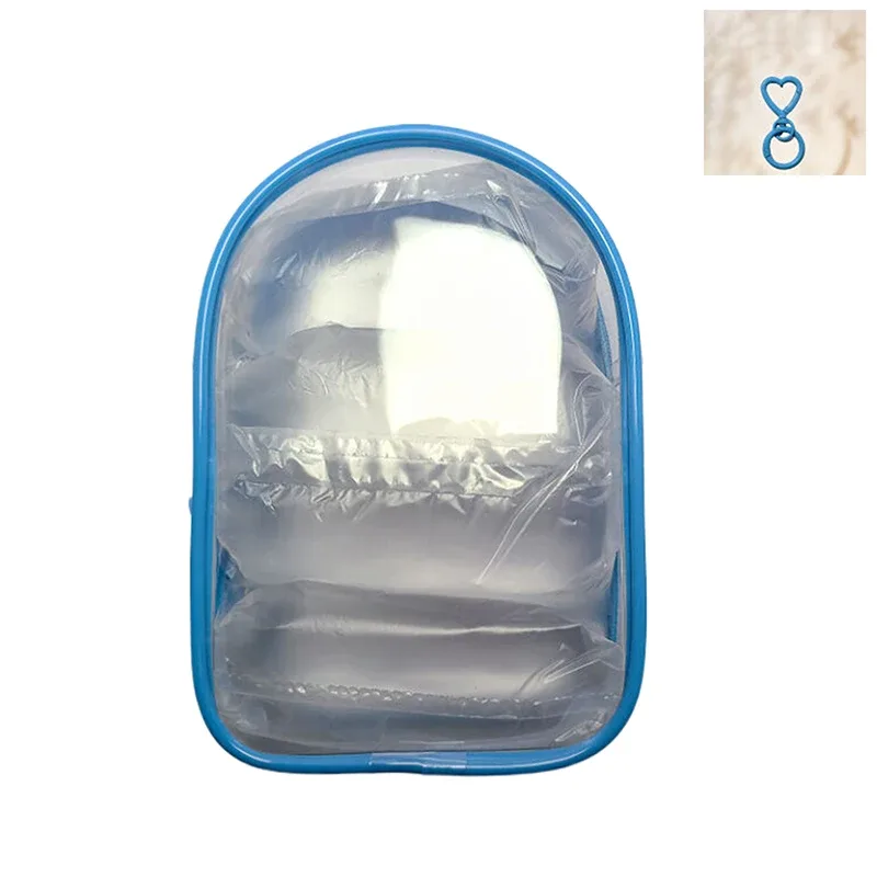 housse de protection transparente anti-poussière pour vêtements de bébé, présentoir de rangement pour sac de marche de 15cm