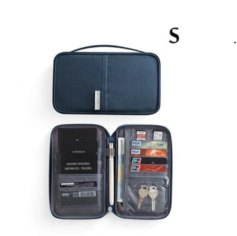 porte-passeport de voyage étanche multifonction pour femmes, housse rose, sacs, organisateur de documents familiaux, sac d'accessoires de voyage