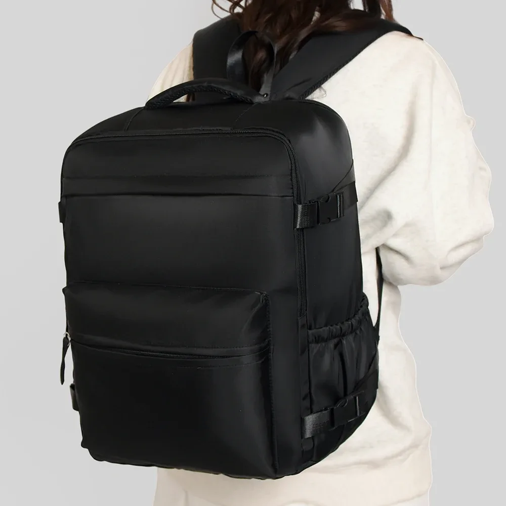sac à dos pour hommes et femmes, sac de voyage d'affaires simple, sac de voyage pour l'embarquement, sac à dos grande capacité, sac léger pour ordinateur