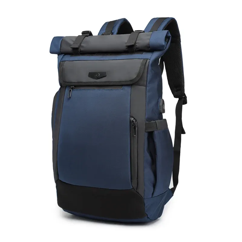 sacs à dos ozuko, sacs à dos de voyage imperméables pour hommes, sacs à dos pour ordinateur portable, sac de voyage oxford hydrofuge, usb mochila