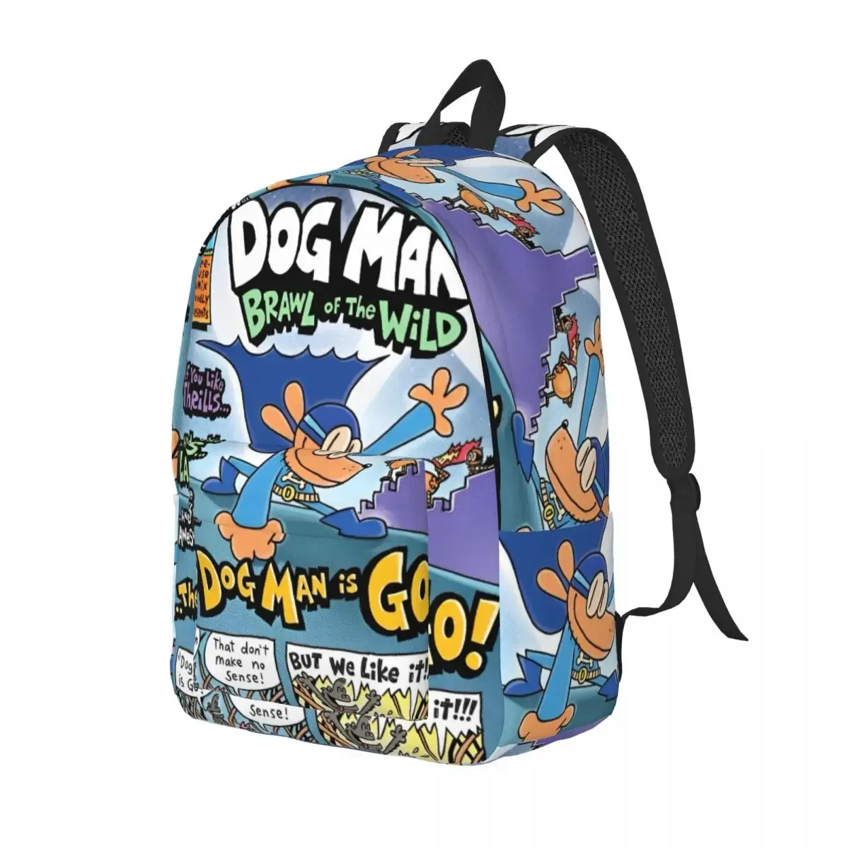 sac à dos de film comique pour hommes et femmes, sac à dos de lycée décontracté, sac à dos d'affaires, sacs en toile d'université, léger, chien, homme