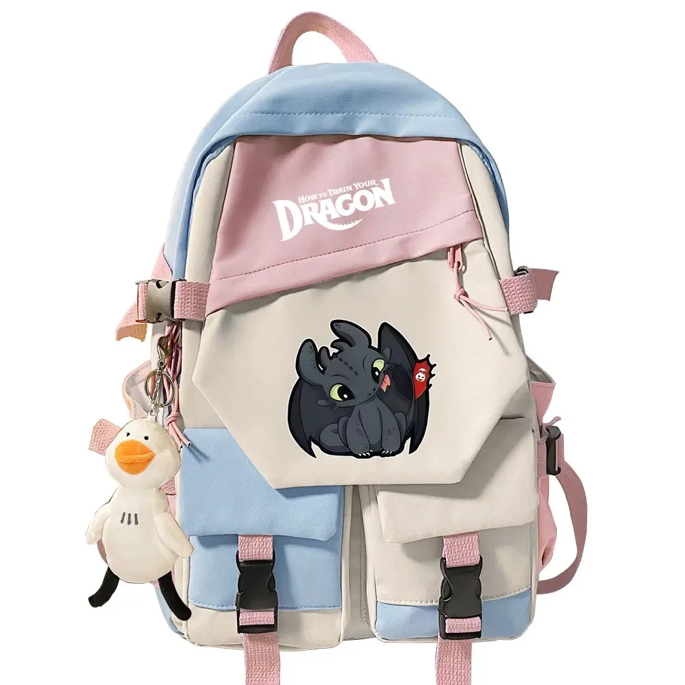 sac à dos pour filles et garçons « comment dresser son dragon », sac à dos pour l'école, sac à dos pour adolescents, femmes, voyage, ordinateur portable, sac à dos pour étudiants, mochila