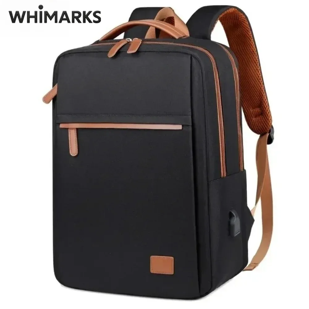 sac à dos whimarks de grande capacité, élégant et simple, idéal pour les trajets quotidiens, le bureau, les voyages, les ordinateurs portables, les étudiants et l'école.