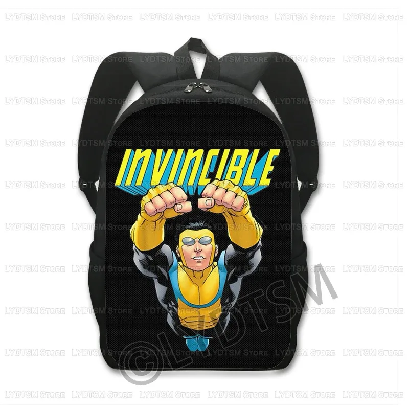 invincible hero print sac à dos hommes sac à dos bande dessinée omni mark enfants sacs d'école pour adolescent sac à dos ordinateur portable sacs à dos bookbag