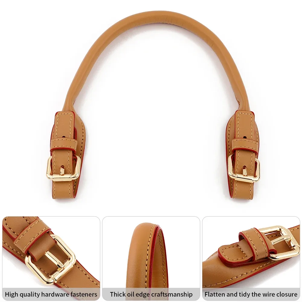 sangle de sac à main en cuir, poignées de remplacement réglables pour femmes, fourre-tout, sangles à bandoulière, bricolage, fabrication de sacs, accessoires 42-45cm