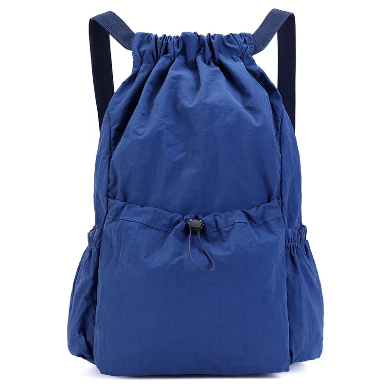 nouveau sac à dos pliable à cordon de serrage, imperméable, léger, grande capacité, sac de sport, sac de voyage portable pour la randonnée en plein air et les loisirs.