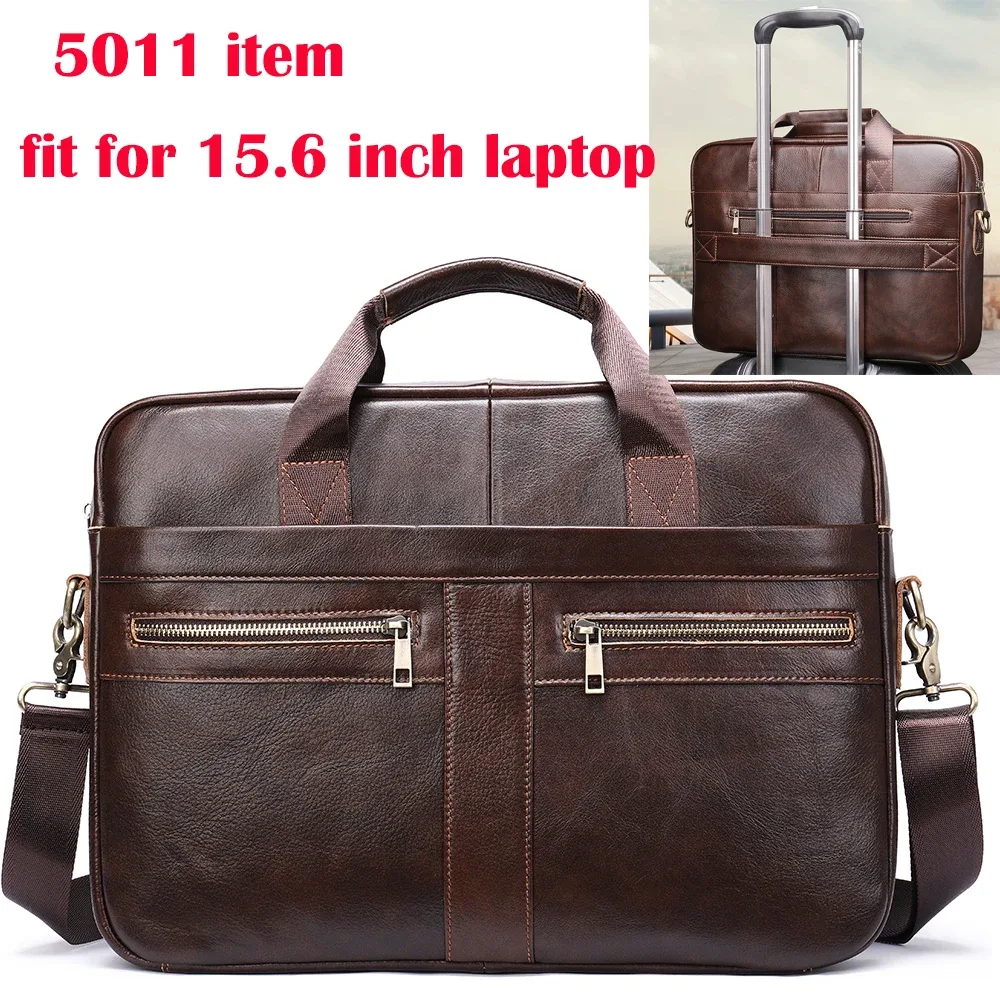 westal sac pour hommes en cuir véritable hommes porte-documents pour ordinateur portable 14 messager hommes sac en cuir portefeuille d'affaires pour document a4 7022