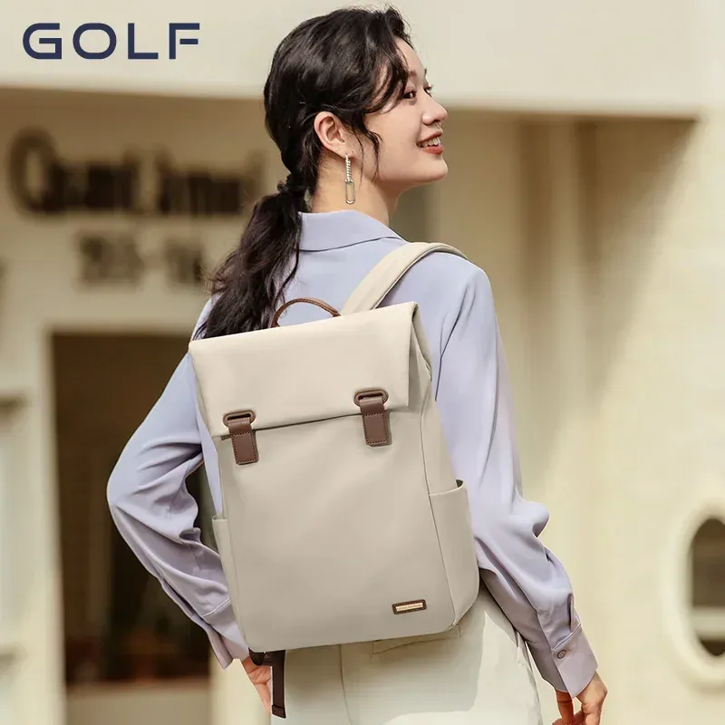 sac à dos de golf élégant pour femmes, sacs à dos esthétiques de voyage étanche pour ordinateur portable 15 6 pouces, sacs de luxe antivol pour femmes, tendance 2024