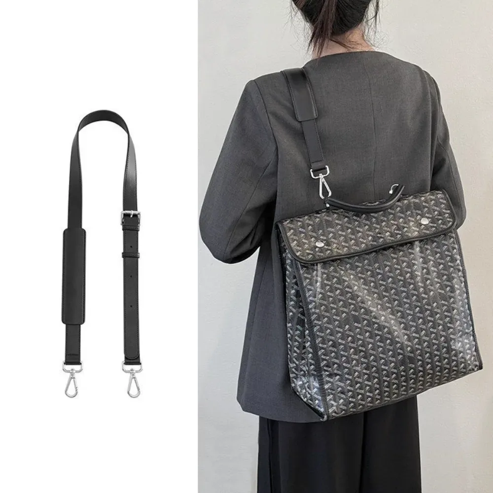 Accessoires de sac de luxe en cuir véritable, sangle réglable avec fermeture magnétique, remplacement pour un confort optimal des épaules, sac à dos de créateur haut de gamme