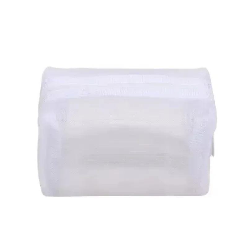 mini sacs cosmétiques en maille de nylon transparente, jolies petites pochettes pour femmes pour rouge à lèvres et maquillage, étui organisateur pour câbles de données, clés et écouteurs.