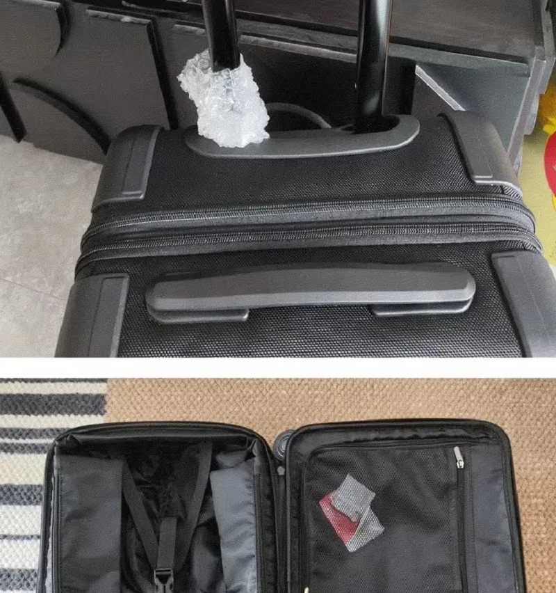 sacoche portable nylon noire roulante poignées multifonction usage voyage business transport documents office travail