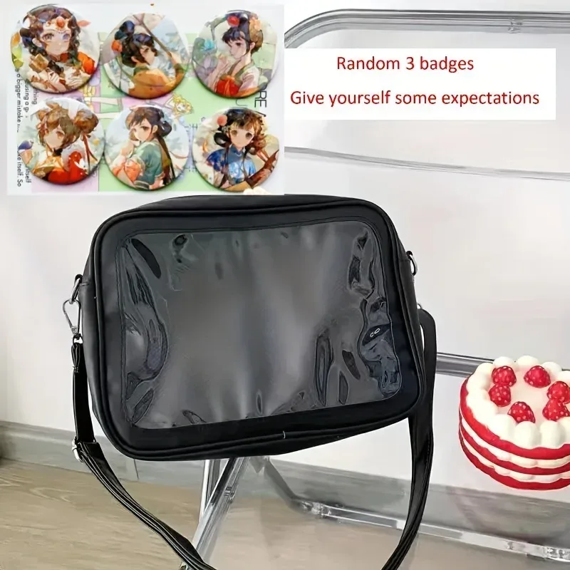 sacs à bandoulière japonais pour lycéennes, sacs à main jk en pu, itabag transparent pour femmes, nouveaux sacs ita, sac en cuir initié bolso
