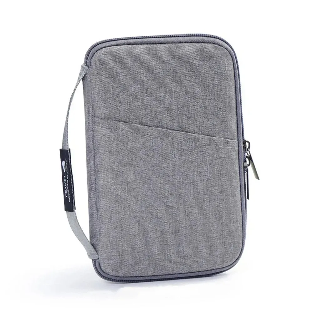 accessoires de voyage portefeuille de voyage en tissu ox porte-billets porte-passeport familial housse de protection pour passeport à fermeture éclair étui pour documents