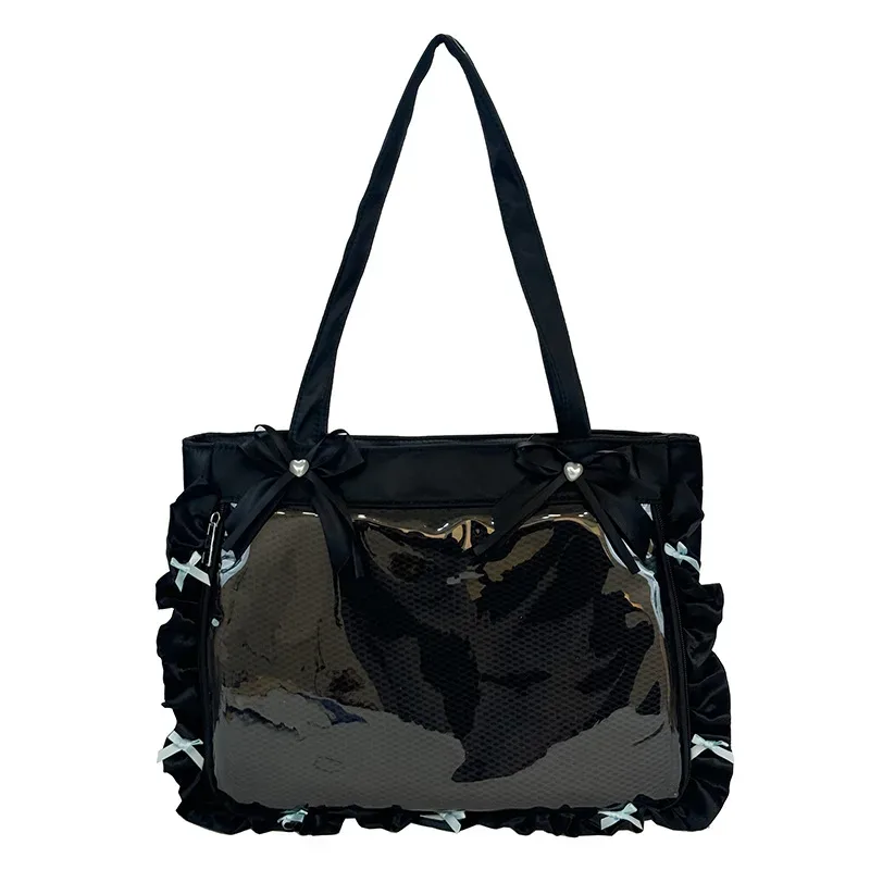 sac à bandoulière mignon pour les fans d'anime, fourre-tout jk de grande capacité, texture confortable et polyvalente, sac ita