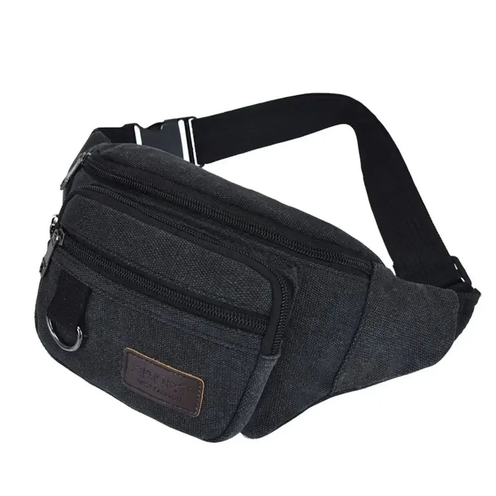 sac banane imperméable de style coréen pour hommes et femmes, sacs en toile de grande capacité, sacs de sport en plein air, poudres de banane, gels