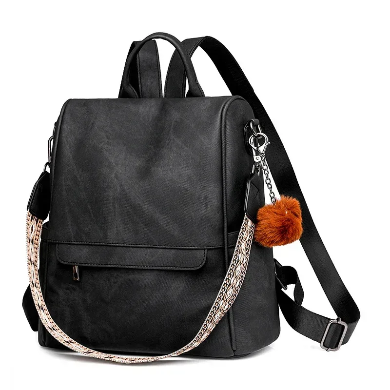 sac à main en cuir pu pour femmes, sac à dos de mode pour dames, sacs à bandoulière de styliste pour voyage, travail universitaire