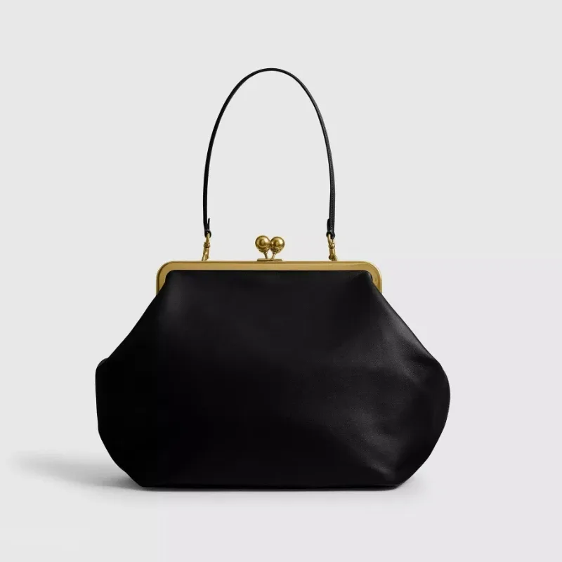 sac à bandoulière de luxe pour femme, design irrégulier exquis, sac à main coquillage, grande capacité, pochette à clip, sac de soirée élégant