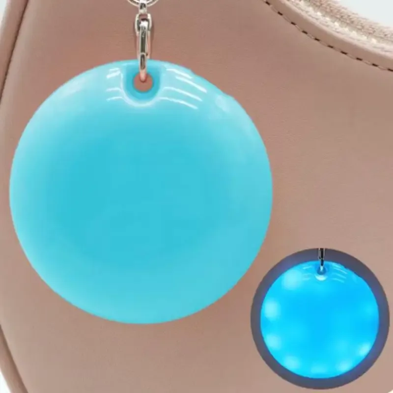 porte-clés veilleuse led en forme de cœur, rechargeable par usb, lumière douce pour la décoration de sac à dos, cadeaux pour filles, utilisation nocturne
