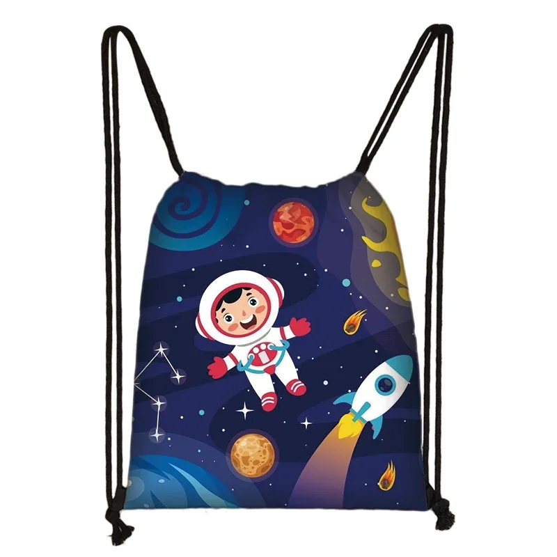 spacvier-sac à dos imprimé pilote pour femme, astronome ovni, proximité wstring, sac de rangement pour chaussures de voyage, support de livre pour adolescent, cadeau