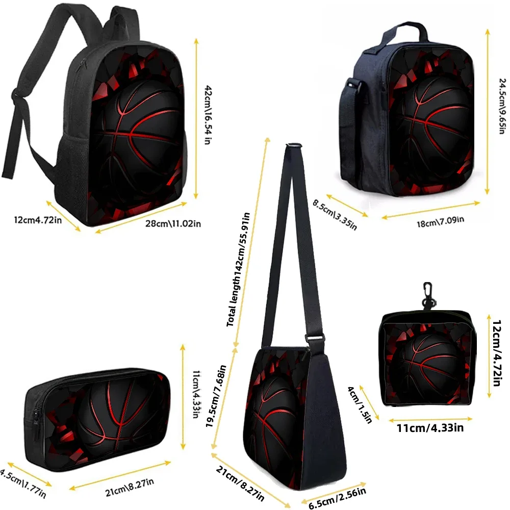 sac dos polyester noir motif lignes rouges accessoires bandoulière poignée supérieure usage voyage école déplacements quotidiens