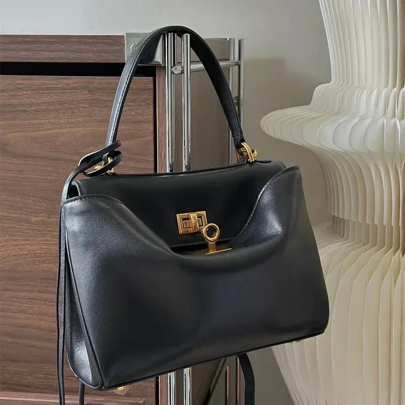 sac à main en cuir group pour femme, marque de luxe, marron, daim givré, fourre-tout localité, à la mode