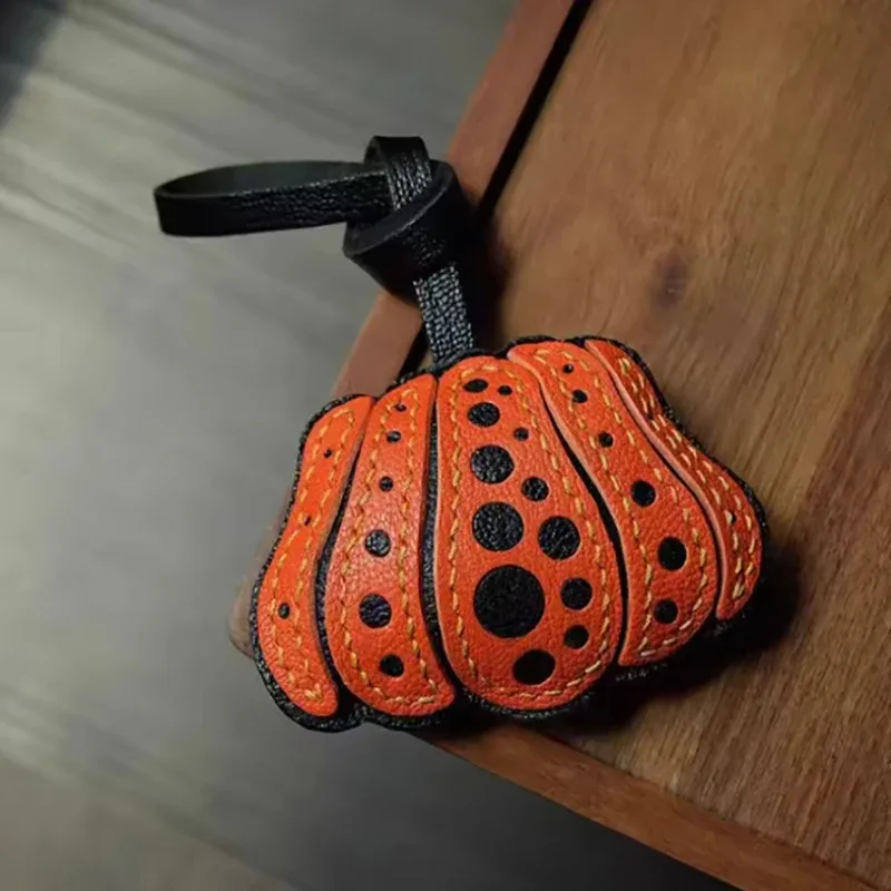 porte-clés de voiture en cuir fait à la main, cadeau créatif unique pour hommes et femmes, tigre daji, organisateur de clé original, sac à main