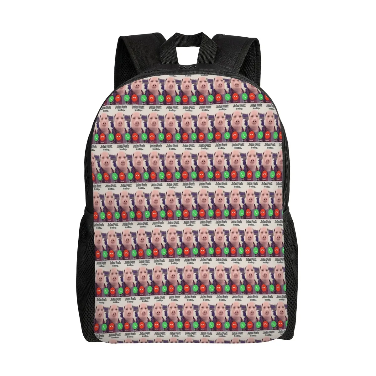 sac à dos fantaisie tung tung tung sahur john pork pour garçon, grands sacs d'école de voyage, sac à dos coloré