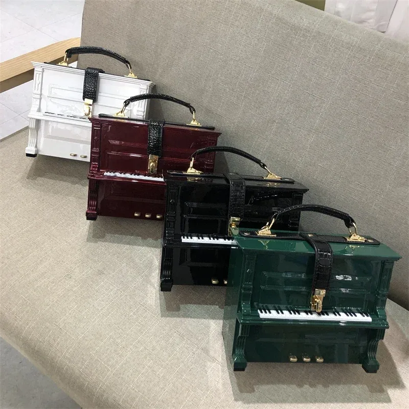 sac à main et pochette pour femme de haute qualité, modèle 2025, de créateur de mode célèbre, en silicone louis, forme piano, sacs fourre-tout pour femme
