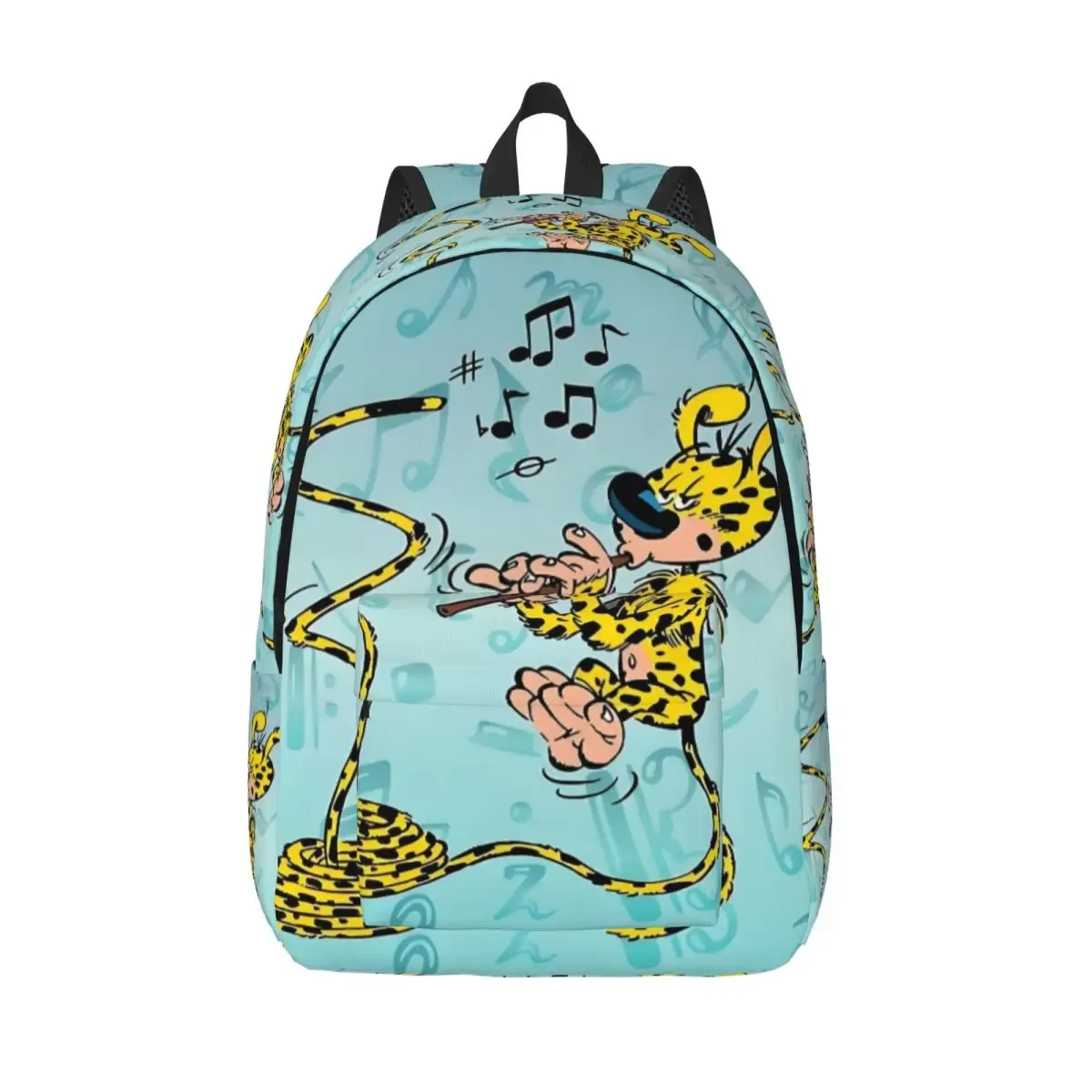 sac à dos en toile de bain familial marsupilami personnalisé pour femmes et hommes, sac à livres décontracté pour l'école et l'université, sacs de personnages de dessins animés