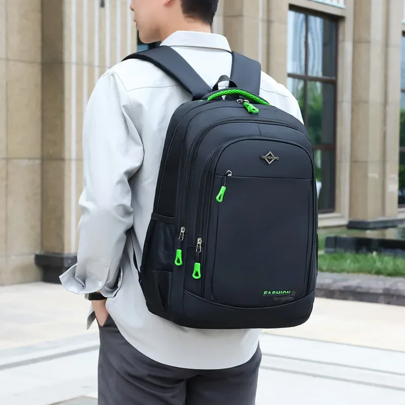 sac à dos homme affaires déplacements affaires grande capacité voyage sac à dos décontracté couleur unie étudiant