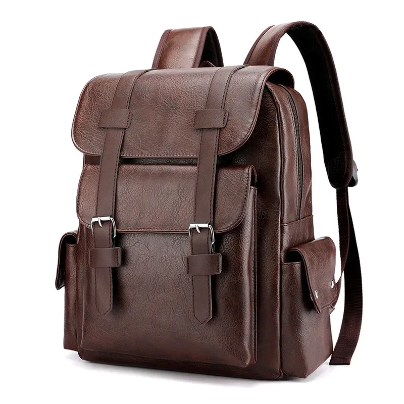 grand sac à dos pour ordinateur portable pour hommes sac à dos de travail en pu sac à dos de voyage sac à dos d'affaires sac à dos d'ordinateur universitaire pour femmes