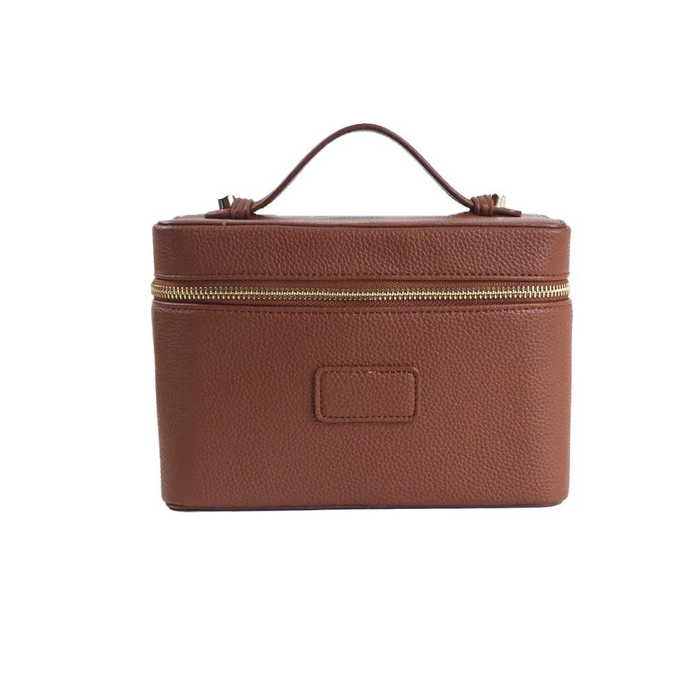 nouvelle trousse de voyage portable en cuir pu grande capacité pour femmes, trousse de maquillage et cosmétiques personnalisable avec logo