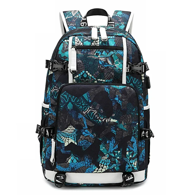 sac à dos d'école étanche pour adolescents, sac de voyage pour ordinateur portable, sac à dos de chargement usb, grand, multifonction, mode, hommes et femmes