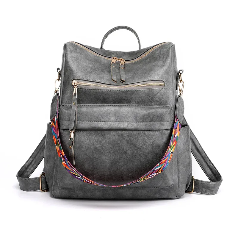 vente chaude femmes pu mode sac à dos sac à main conception polyvalente convertible sacoche sacs à main sac à bandoulière sac de voyage