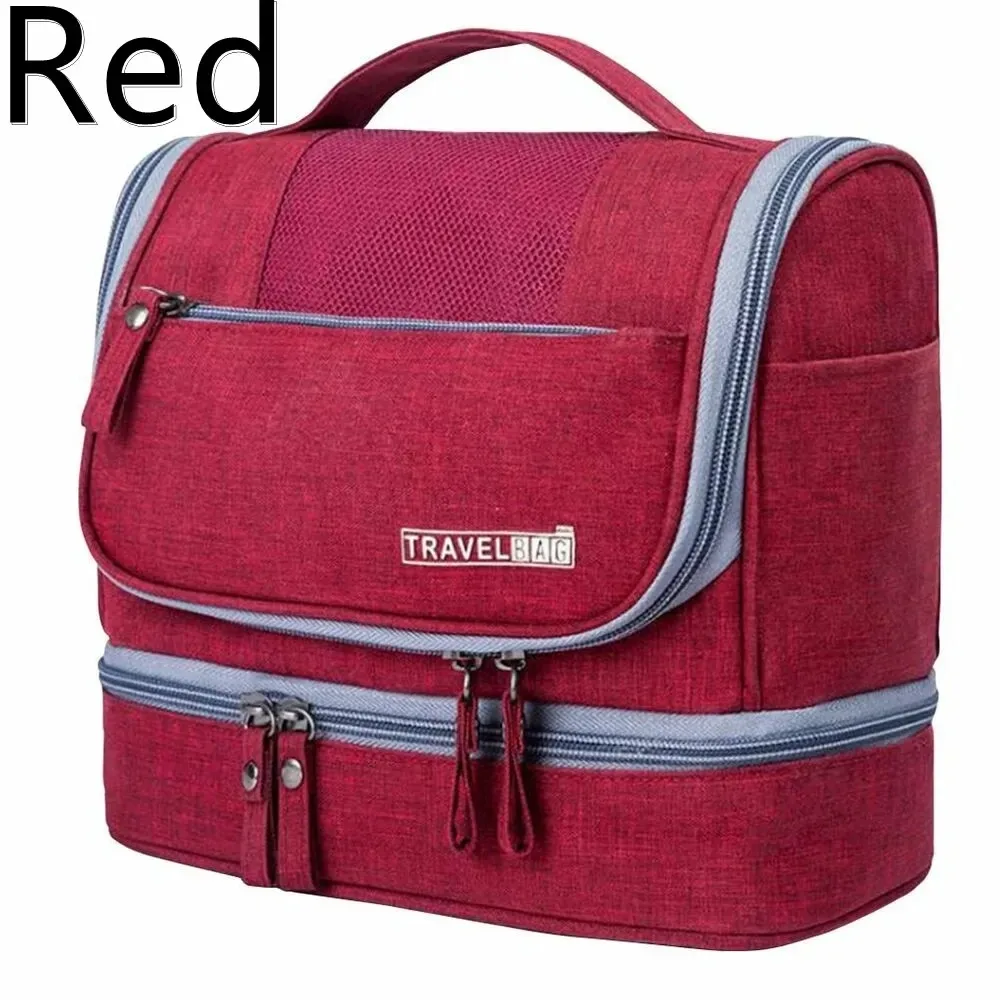 sac de maquillage suspendu pour hommes et femmes, organisateur de voyage oxford, sacs à cosmétiques, trousse de maquillage nécessaire, trousse de toilette de lavage